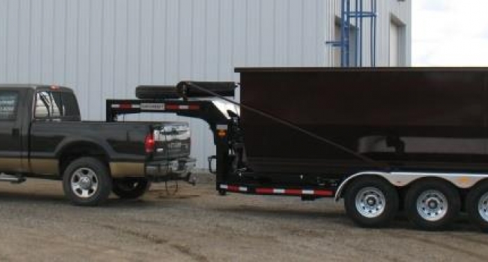 CL213GN16 - Trailer 3 axles Goose Neck TRI JIB - 21K Capacity - for 16 to 18 foot containers